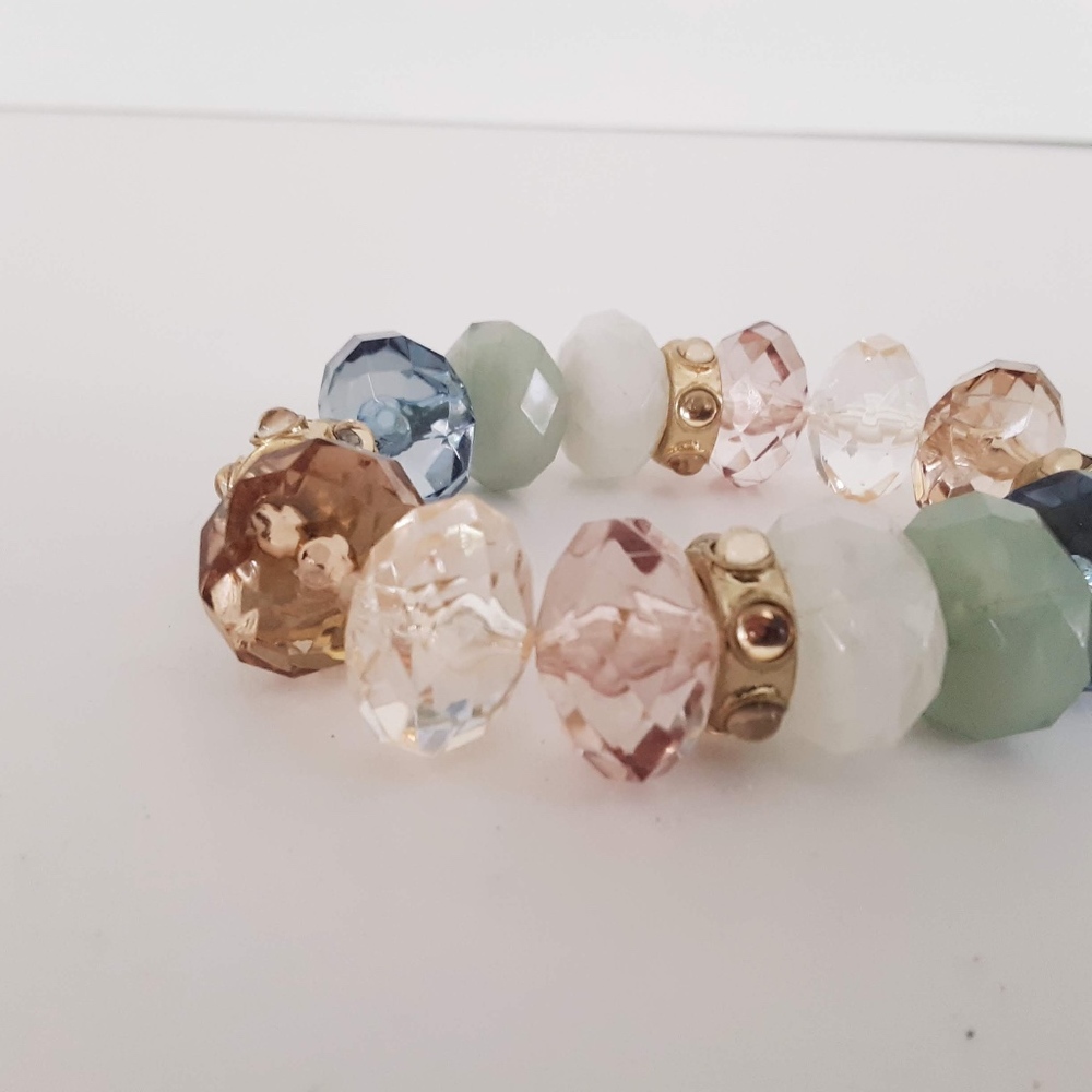 πNew Anthropologie Bracelet Stone Mixed Media π - Picture 5 of 8